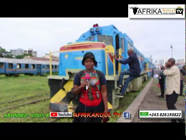 100 jours : Départ du Train Express Kinshasa-Matadi en image