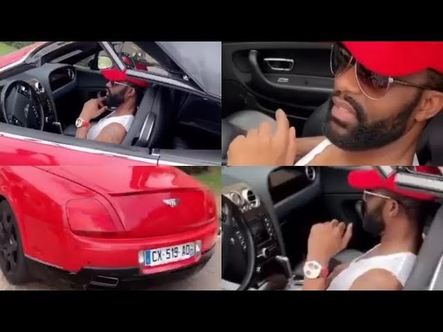 Fally Ipupa s’offre encore une nouvelle voiture Bentley Rouge