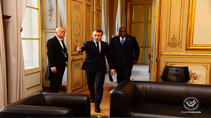Emmanuel Macron : « la France va accompagner le Président Tshisekedi dans ses projets de grandes ambitions » Emmanuel Macron : « la France va accompagner le Président Tshisekedi dans ses projets de grandes ambitions »