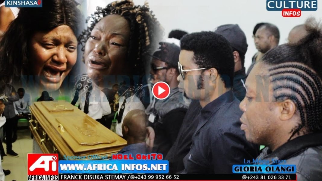 Triste : Félix Wazekwa inconsolable à la levée du corps de son musicien Nono Shaka