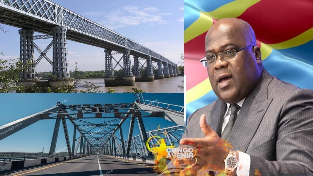 100 Jours Fatshi Béton : Construction du pont Mfidi au Kongo-Central sur la RN16