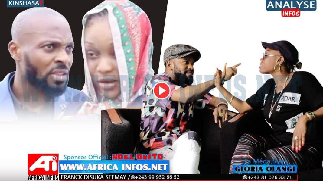 Affaire Héritier Watanabe et Naomie Mbando : Gloria Olangy et Mike Lokamba ba potani mabe en pleine émission Affaire Héritier Watanabe et Naomie Mbando : Gloria Olangy et Mike Lokamba ba potani mabe en pleine émission