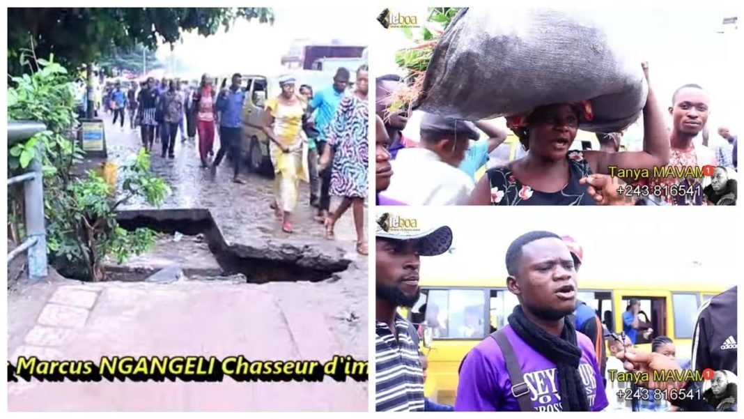 URGENT : Pont ya N’DJILI ebukani grave ekomi na niveau ekweya, Bana Tshangu na population baleli lisungi