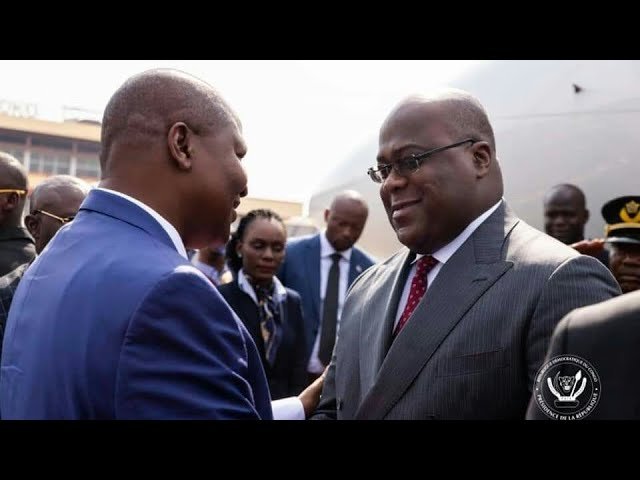 Félix Tshisekedi a reçu une distinction exceptionnelle de mérite à Bangui