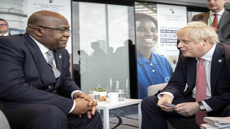 Félix Tshisekedi et Boris Johnson ont souligné l’importance de la RDC dans les efforts mondiaux pour la lutte contre le changement climatique