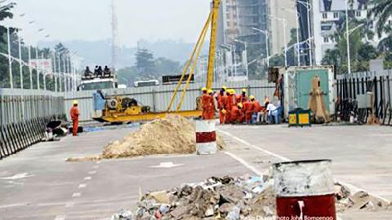 Kinshasa/Travaux saut-de-mouton : Le Boulevard du 30 juin à la Place Mandela sera fermé dimanche de 7h à 18h (Ministère des ITP)