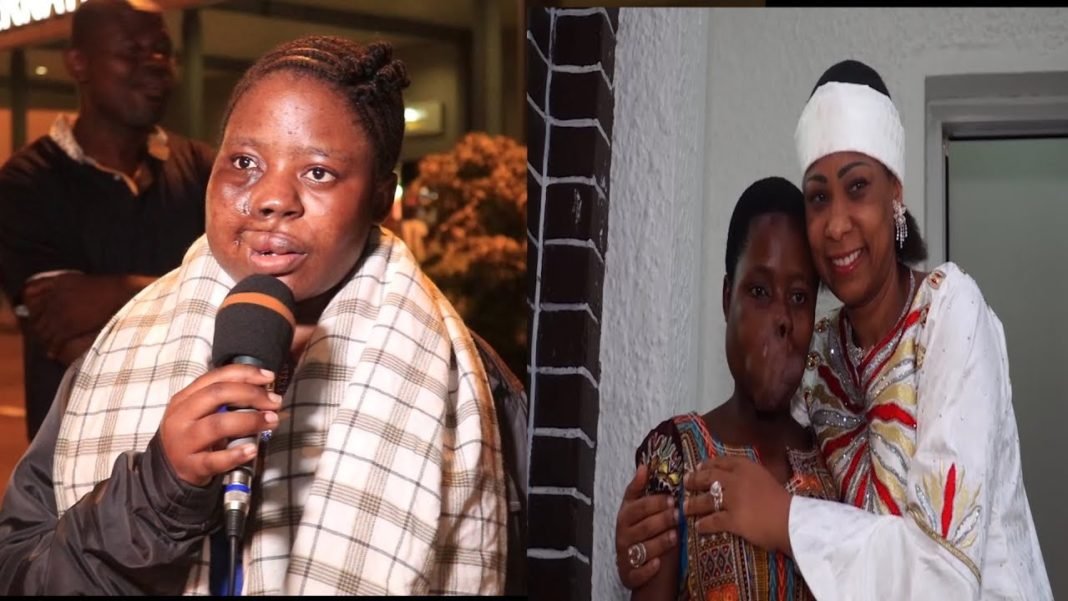 Maman Olive Lembe, en direct de l’Aéroport, botala ya minene asali na vie ya fille oyo, alelisi batu