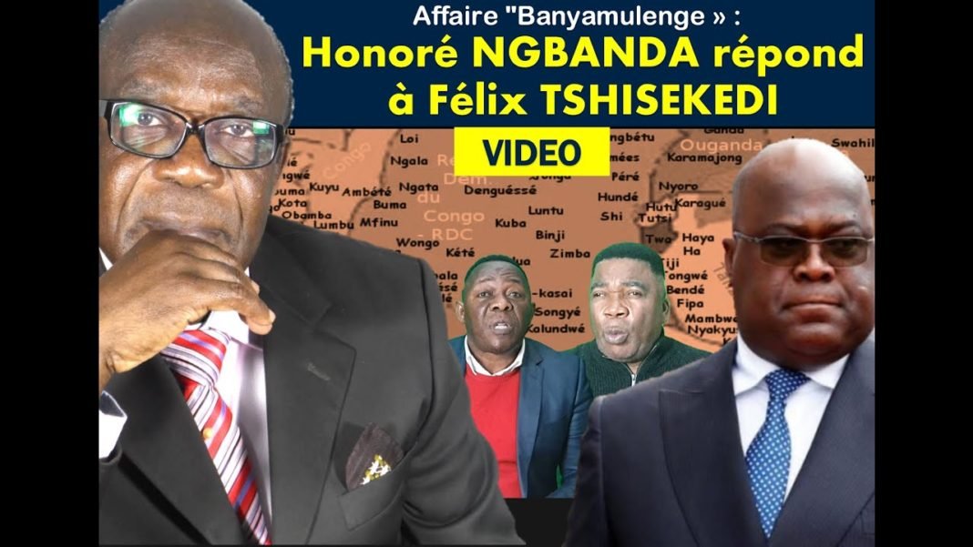 Affaire « Banyamulenge » : Honoré NGBANDA répond à Félix TSHISEKEDI