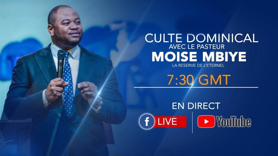 Pasteur Moise Mbiye ce dimanche 09 février 2020 à l’église Cité Bethel