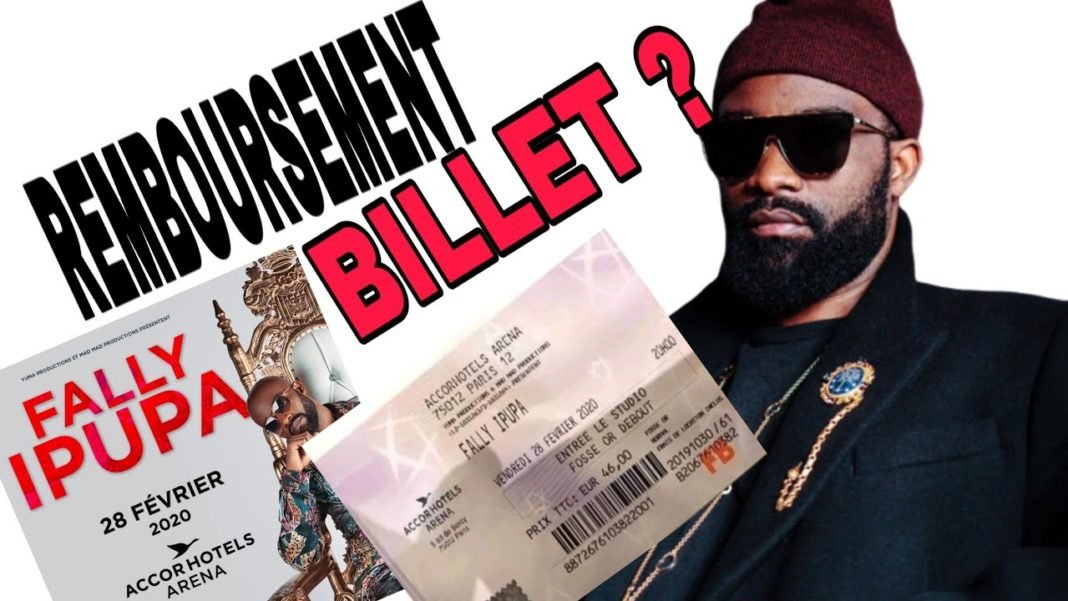 Fally Ipupa : « Les Billets ne seront pas Remboursés »