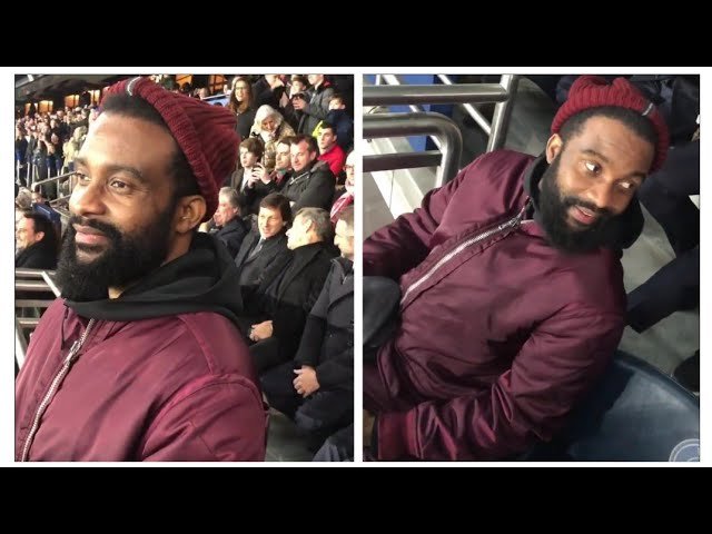 Fally Ipupa et Sarkozy au Parc de Prince (PSG-BORDEAUX)