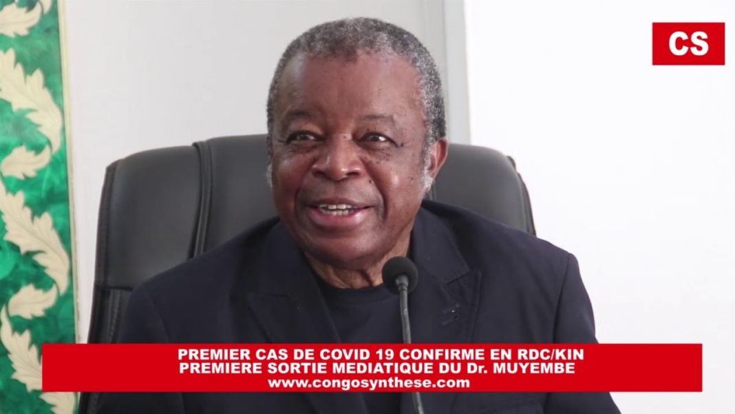 Dr Muyembe : Si le coronavirus touche la RDC, nous aurons un taux de mortalité qui avoisinerait 15 %