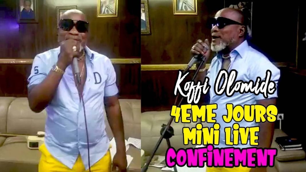 Koffi Olomide chante Confinement (live 4)