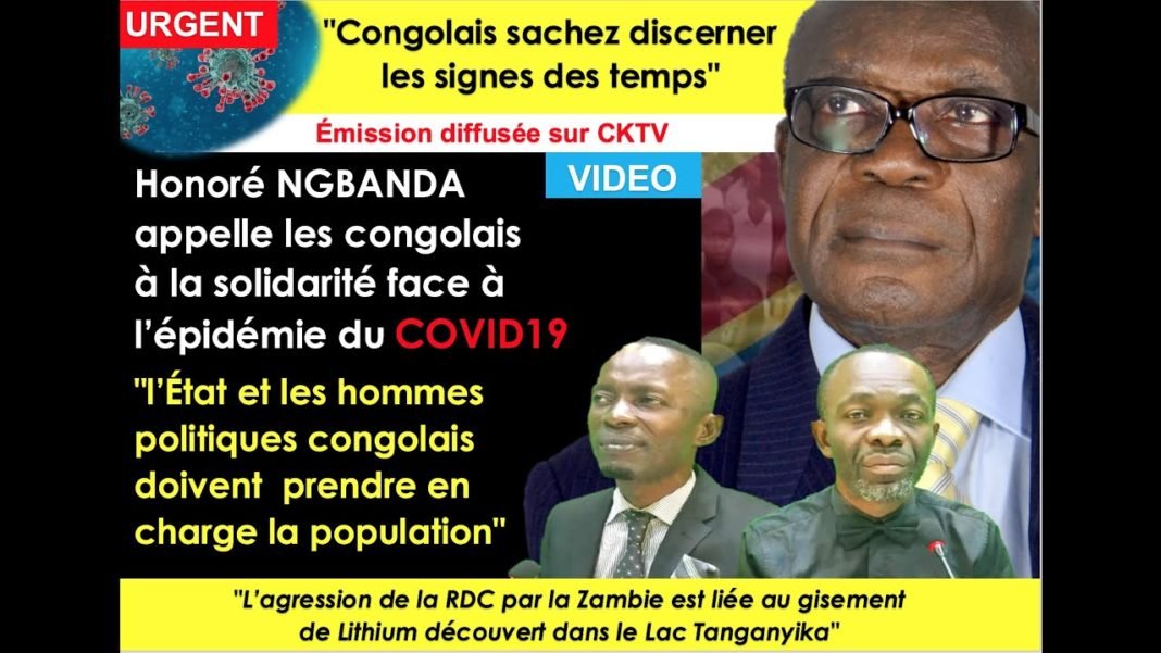 COVID-19 : Honoré Ngbanda dénonce les lacunes du gouvernement et appelle les congolais à la solidarité