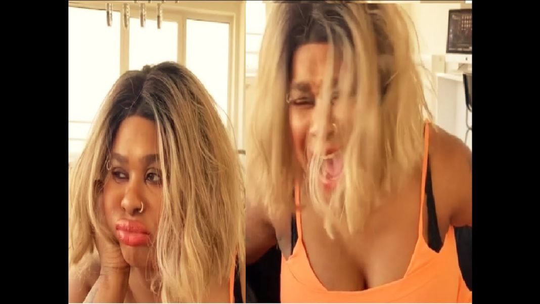 Nathalie Makoma en plein confinement chante Coronavirus