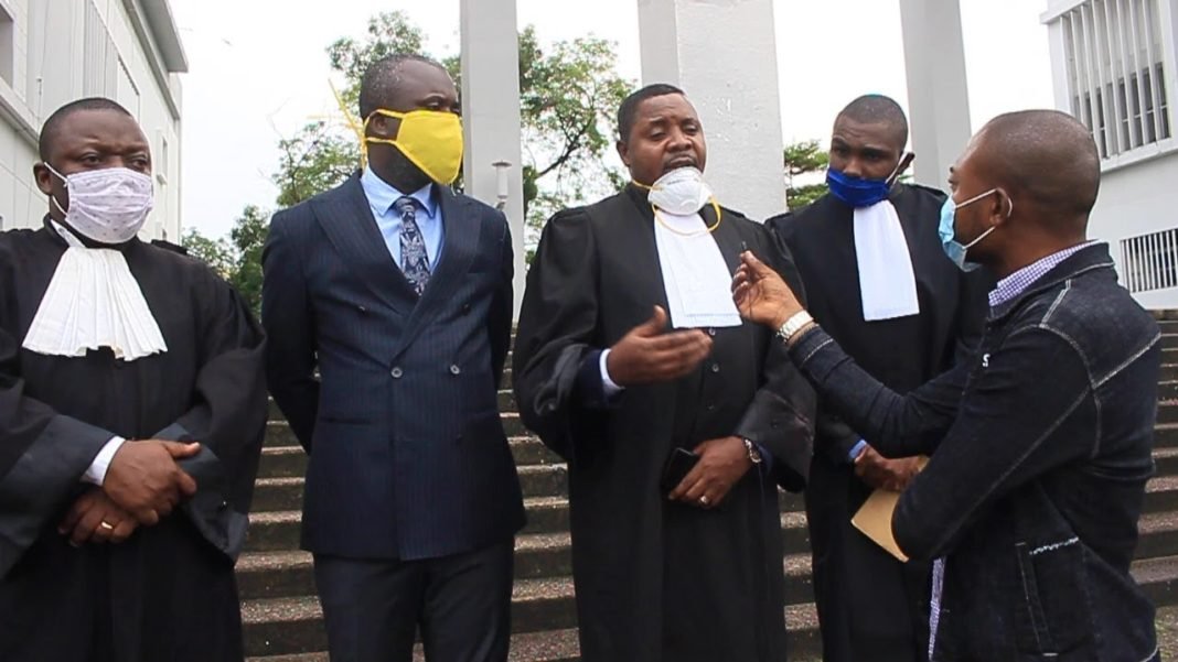 Israël Mutombo de Bosolo Na Politik répond au Palais de Justice