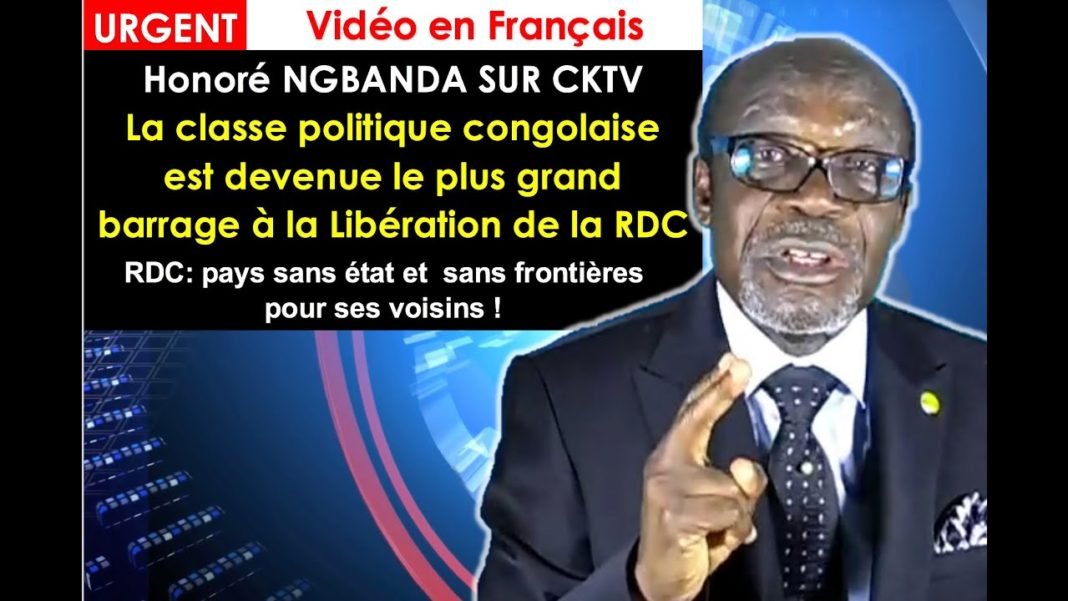 Honoré Ngbanda – RDC Etat sans frontière : Classe politique congolaise obstacle à la libération
