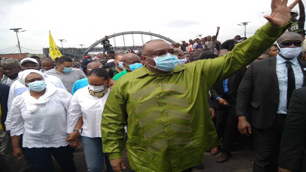 Jean-Pierre Bemba parade à Kinshasa contre la désignation de Ronsard Malonda Jean-Pierre Bemba parade à Kinshasa contre la désignation de Ronsard Malonda