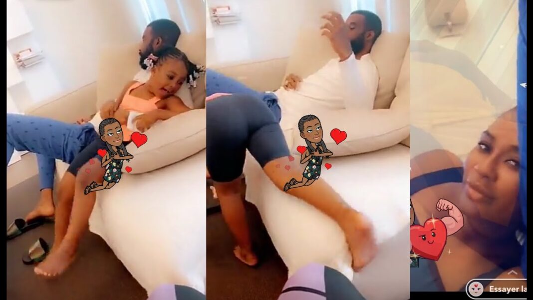 Quand Fally Ipupa joue avec sa fille à Paris Quand Fally Ipupa joue avec sa fille à Paris