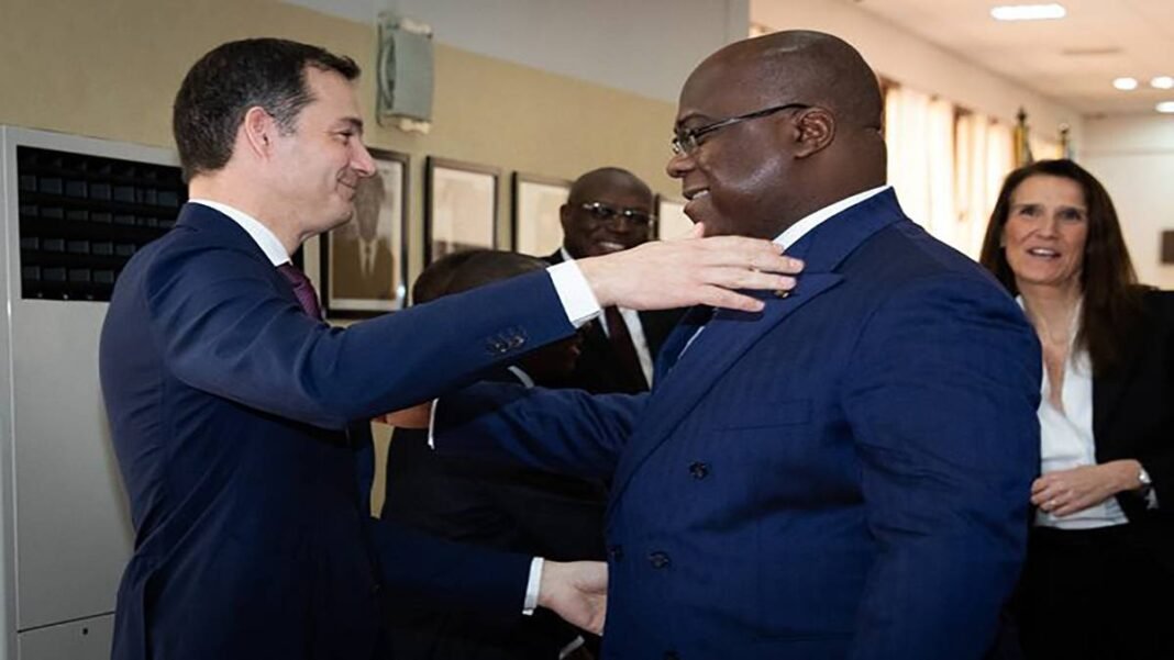 Premier entretien téléphonique entre MM. De Croo et Tshisekedi