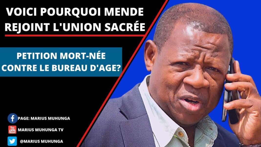 Voici pourquoi Mende rejoint l’Union Sacrée Voici pourquoi Mende rejoint l’Union Sacrée