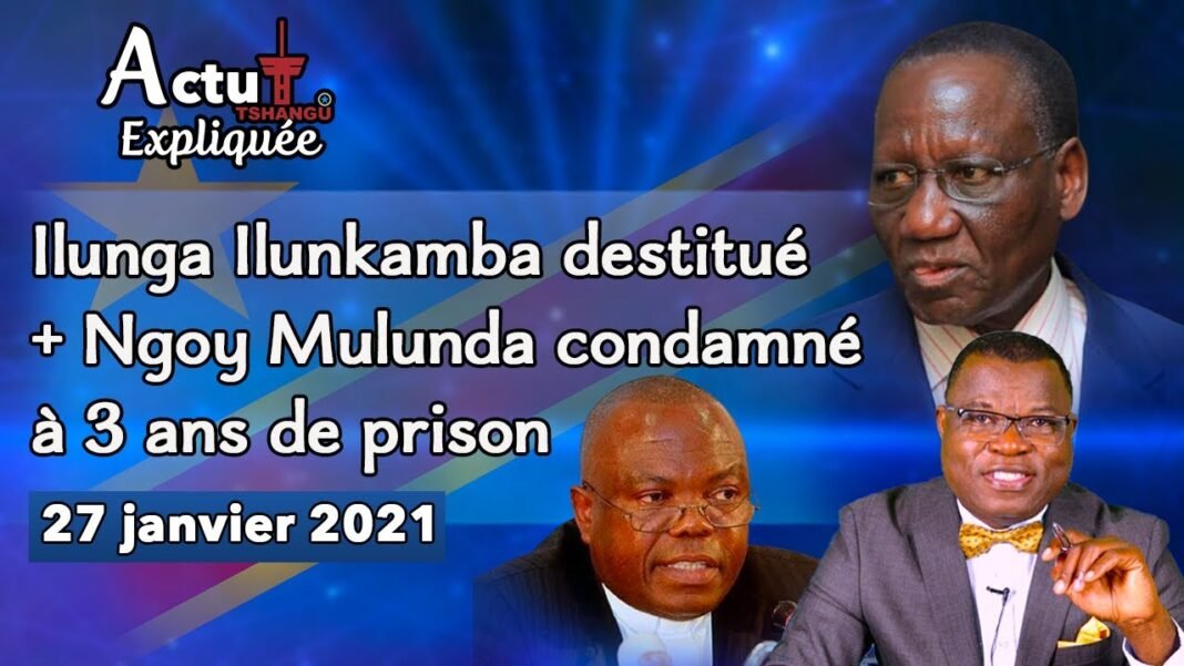 Actu Expliquée : Après avoir résisté et taclé Fatshi, Ilunga Ilunkamba destitué