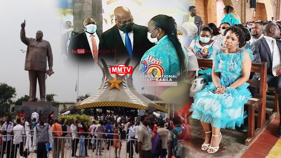 VIDEO. Fatshi serre la main à Jaynet Kabila VIDEO. Fatshi serre la main à Jaynet Kabila