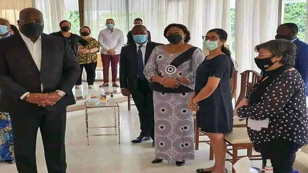 Kinshasa: Le couple Présidentiel chez la veuve de Luca Attanasio Kinshasa: Le couple Présidentiel chez la veuve de Luca Attanasio