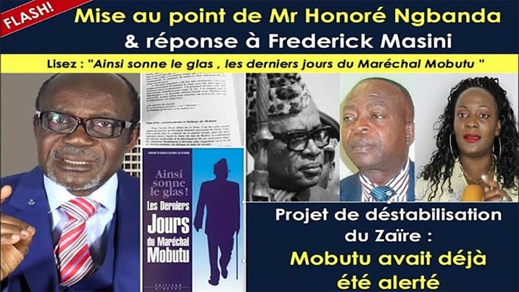 FLASH : Mise au point d’Honoré Ngbanda et réponse aux accusations de F.Masini