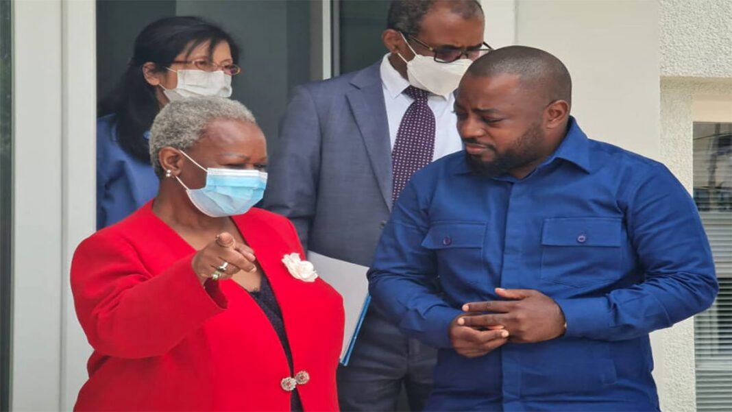 RDC-échange avec Bintou Keita : Zoé Kabila plaide pour le retrait de la Monusco au Tanganyika RDC-échange avec Bintou Keita : Zoé Kabila plaide pour le retrait de la Monusco au Tanganyika