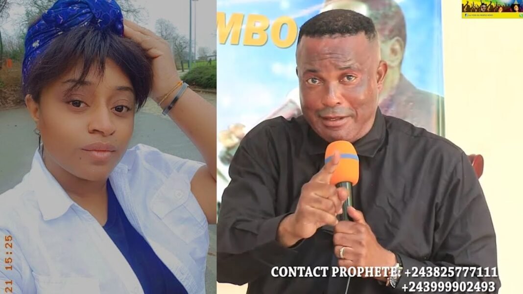 Denis Lessie très en colère maudit la chroniqueuse Raphine Ntumba