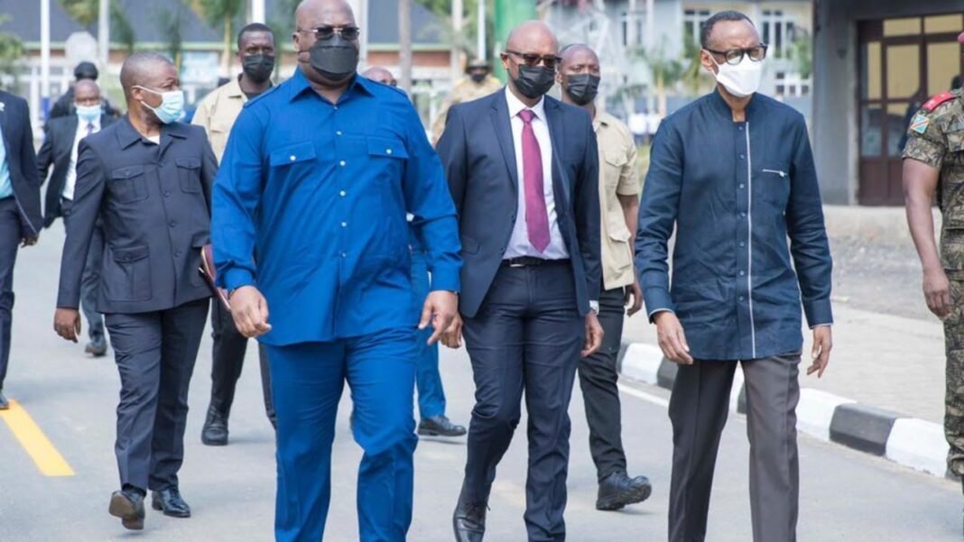 Rwanda : Félix Tshisekedi et Paul Kagame en réunion bilatérale à Rubavu