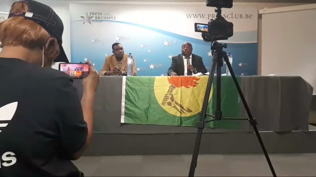 Conférence de presse de Boketshu à Bruxelles Conférence de presse de Boketshu à Bruxelles