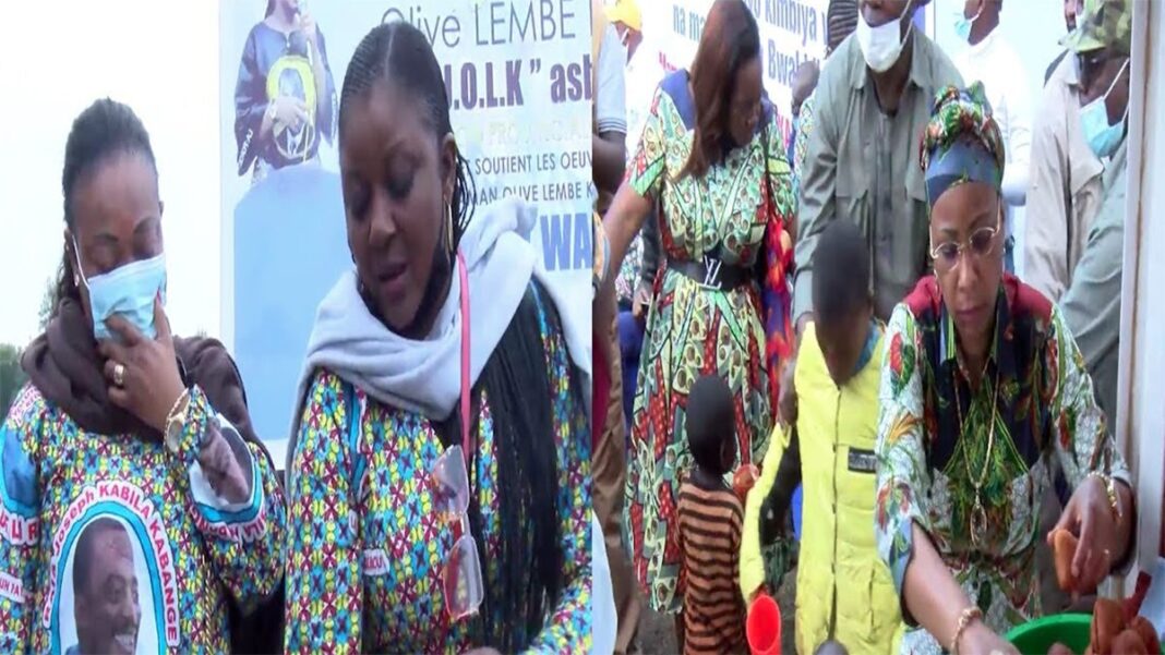 Olive Lembe, Sila Bisalu et Belvue préparent pour les sinistrés de Goma Olive Lembe, Sila Bisalu et Belvue préparent pour les sinistrés de Goma