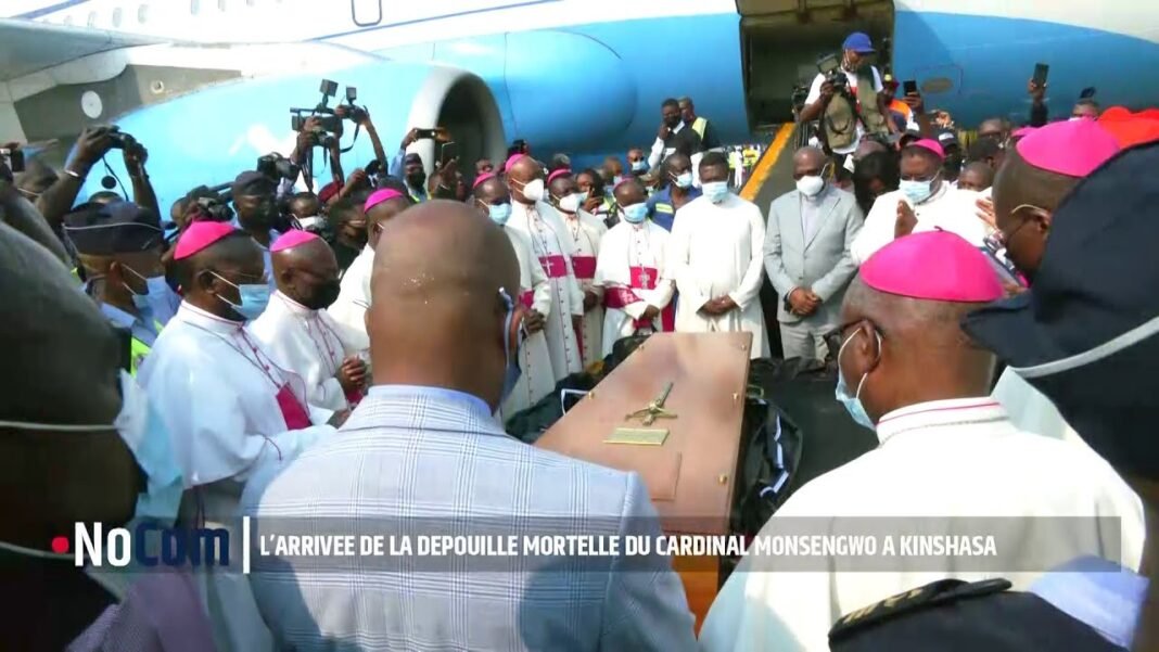 Exclusivité : L’arrivée de la dépouille mortelle du Cardinal Monsengwo à Kinshasa