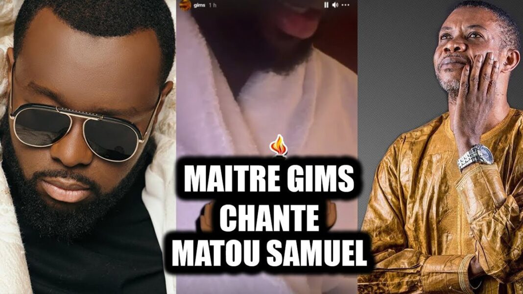 Frère Matou Samuel avec des larmes remercie Maître Gims Frère Matou Samuel avec des larmes remercie Maître Gims
