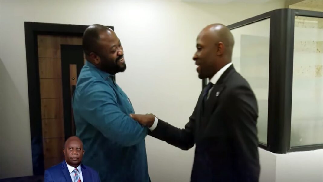 Visite de consolation : Le ministre Patrick Muyaya rend visite à Moise Mbiye Visite de consolation : Le ministre Patrick Muyaya rend visite à Moise Mbiye