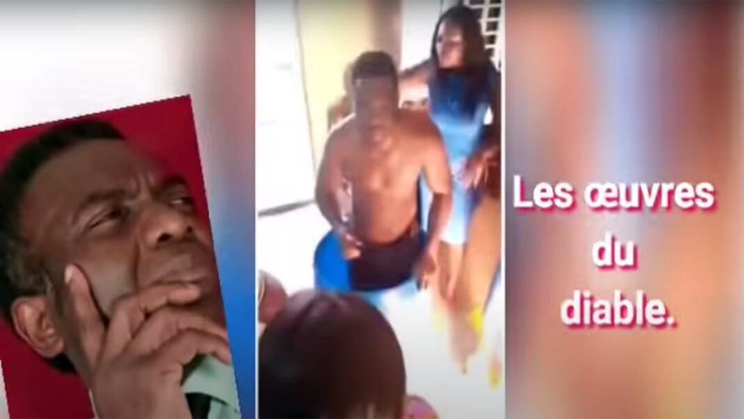 Frère Jf Ifonge : Un pasteur magicien fait boire de l’eau sale aux fidèles. (Image à l’appui)