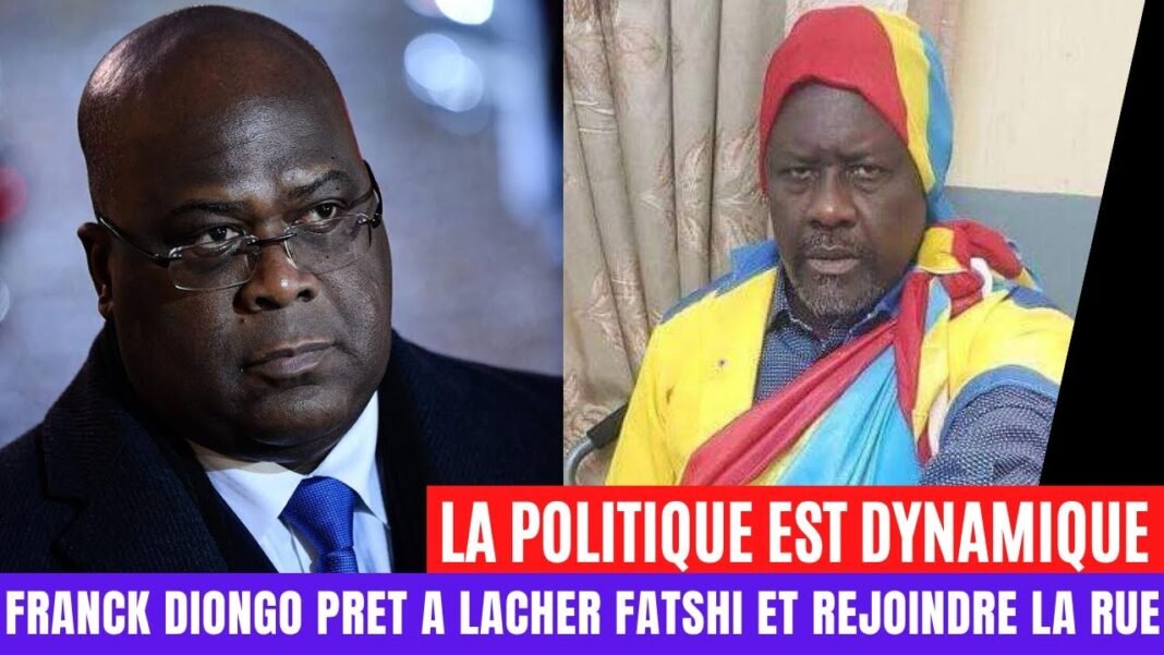 Loi Tshiani et Ceni : Franck Diongo se dit prêt à lâcher Fatshi et rejoindre la rue