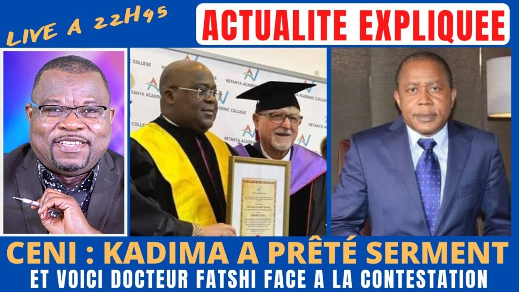 Actu Expliquée : Et voici docteur Fatshi + Kadima prête serment malgré la contestation Actu Expliquée : Et voici docteur Fatshi + Kadima prête serment malgré la contestation