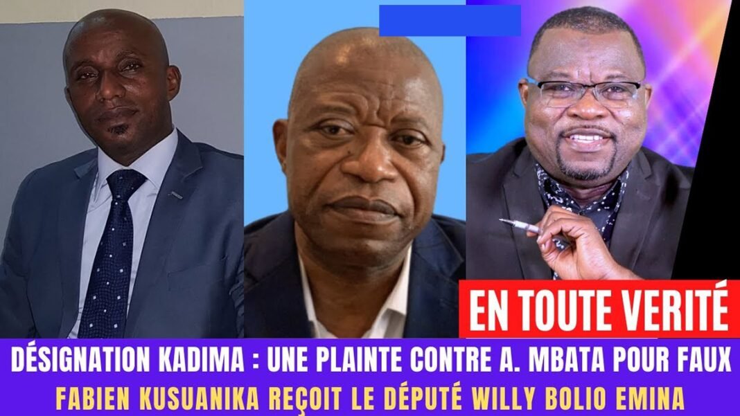 En toute vérité avec le député W. Bolio, auteur de la plainte contre le prof Mbata pour faux…