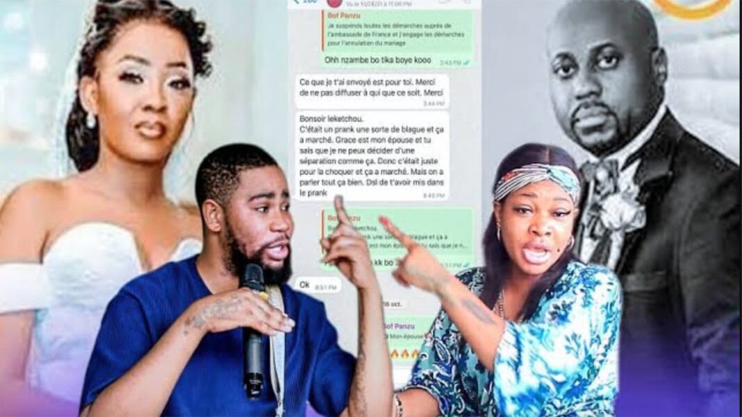 Affaire Grace Temo et son mari : Leketchou met les points sur les i Affaire Grace Temo et son mari : Leketchou met les points sur les i