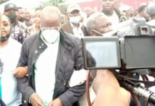 Marche : Shadary, Minaku et Tshibala en tête d’un long cortège