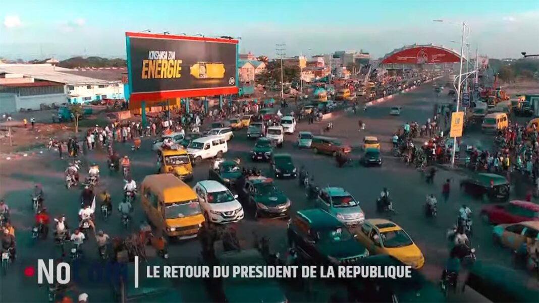 Exclusivité : Retour du président de la République Félix Tshisekedi à Kinshasa