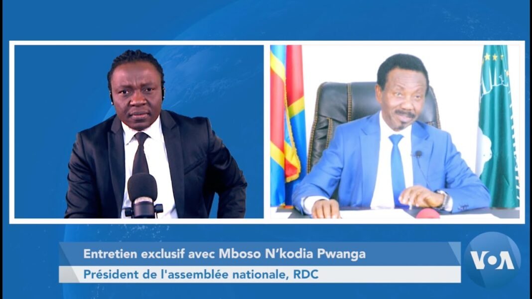 Mboso face à Marius Muhunga: “Nous avons rétabli la crédibilité de l’Assemblée nationale”