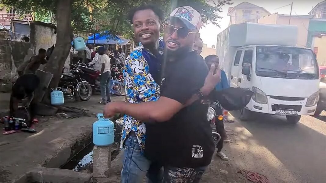 Mike La Duchesse rend visite à Batista et Djinola