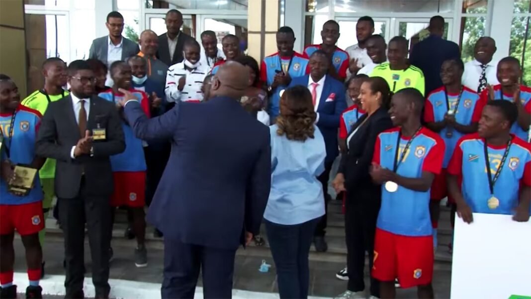 Félix Tshisekedi reçoit les jeunes sportifs congolais