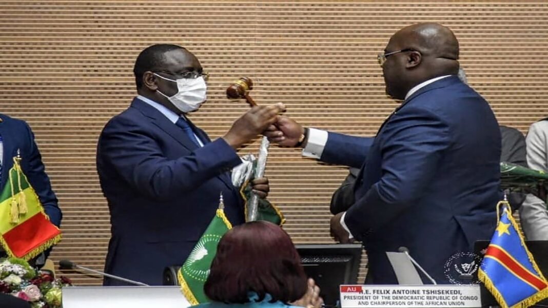UA : le mandat de Félix Tshisekedi bouclé, Macky Sall prend la relève