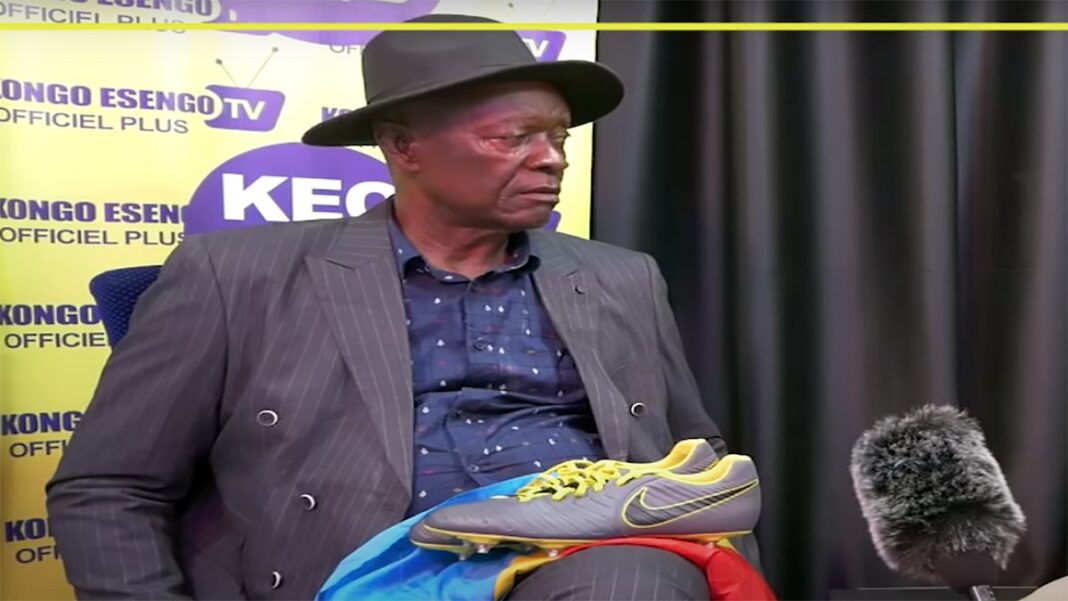 Edingwe Moto Na Ngenge offre une paire de bottines « magiques » aux Léopards pour le match face au Maroc Edingwe Moto Na Ngenge offre une paire de bottines « magiques » aux Léopards pour le match face au Maroc