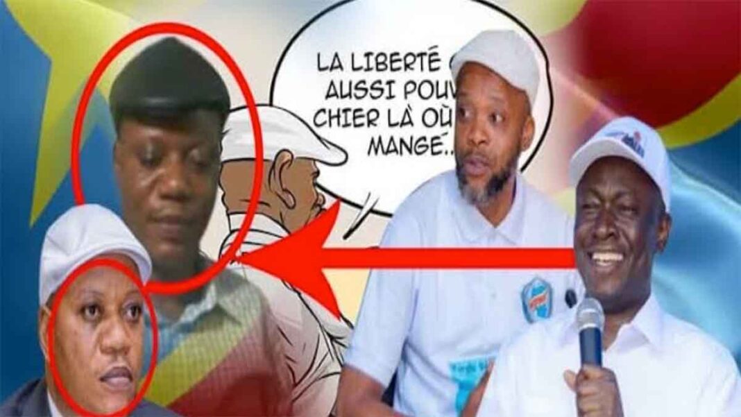 Fils Mukoko crucifie Kabuya, Kabund et Franck Diongo Fils Mukoko crucifie Kabuya, Kabund et Franck Diongo